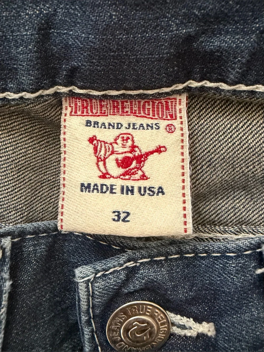 True Religion Men’s Ricky Straight Leg Denim Jeans